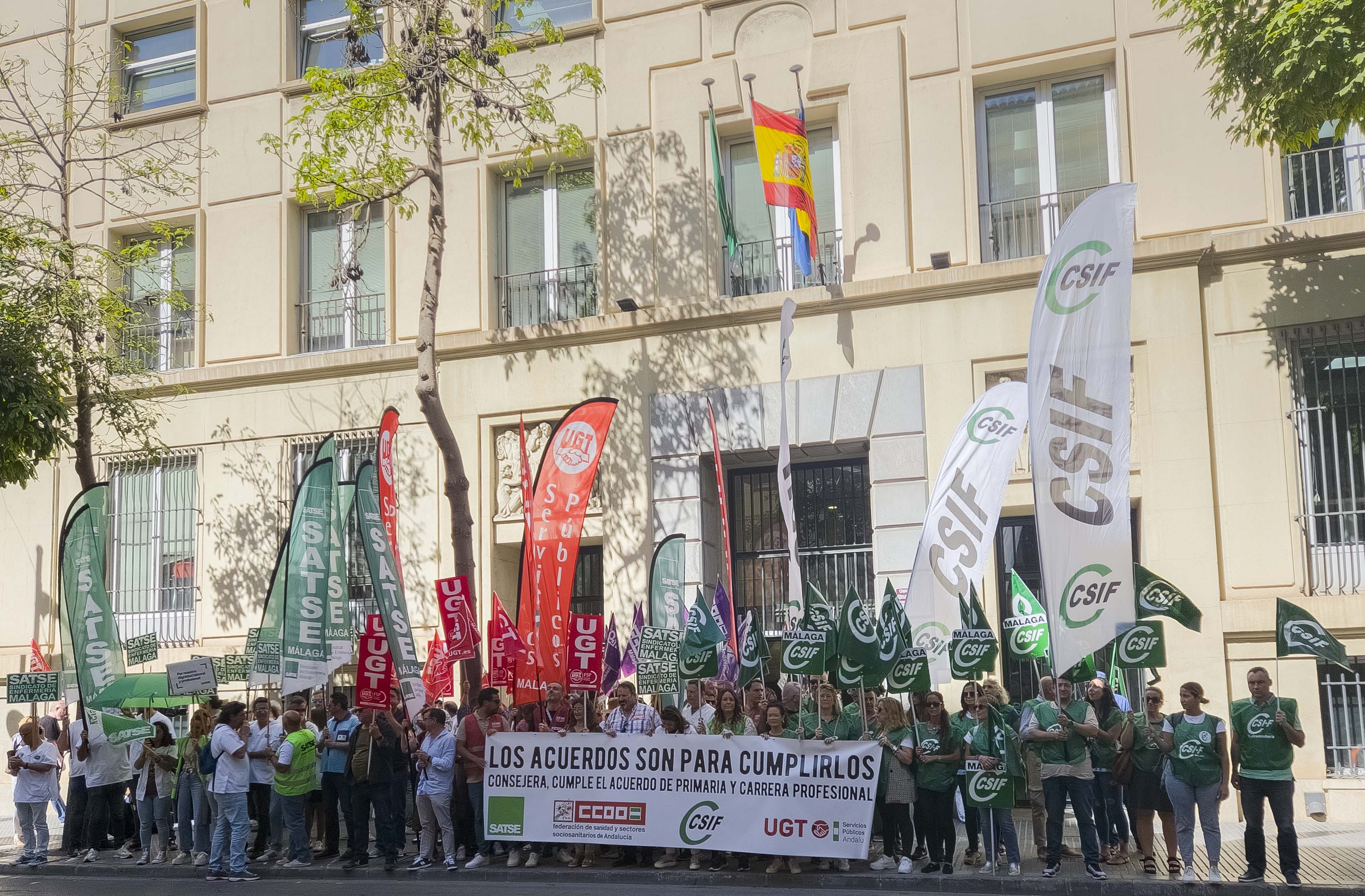 Francisco González, responsable de CSIF Educación Málaga